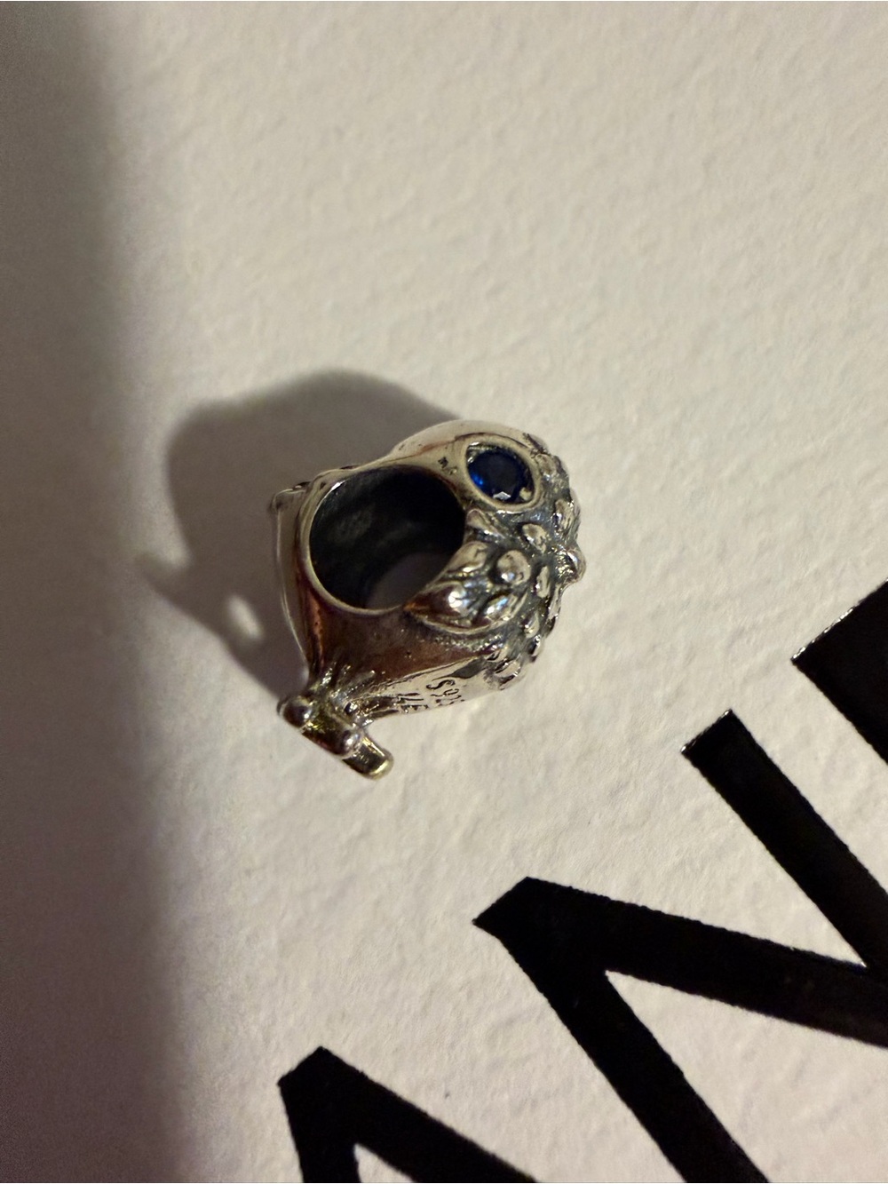 Pandora Baby Blue Eye Bird Charm - Picture 3 of 3